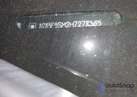 2017 Chevrolet Cruze Premier Auto from USA, damaged, VIN 1G1BF5SM2H7278365